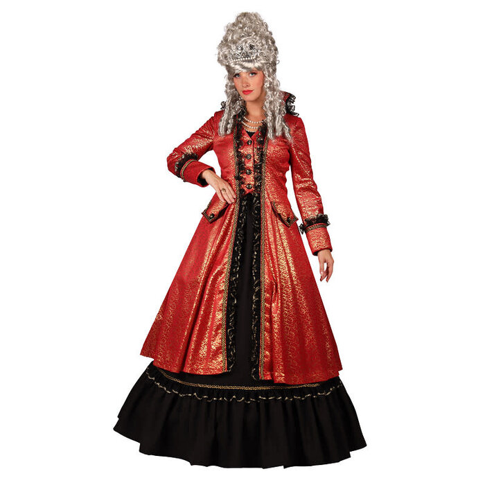 Feestshop.be Hoepelrok zwart lang 3 ringen