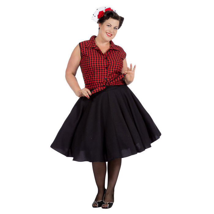 Wilbers & Wilbers Rockabilly Rizzo jaren 50 kleding dames rok met bloes