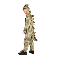 Thetru Dino kostuum kind groen T-REX