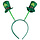 St. Patrick's Day diadeem met mini hoedje