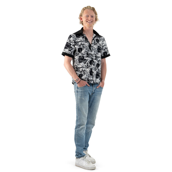 Jaren 50 rock'n roll  hemd