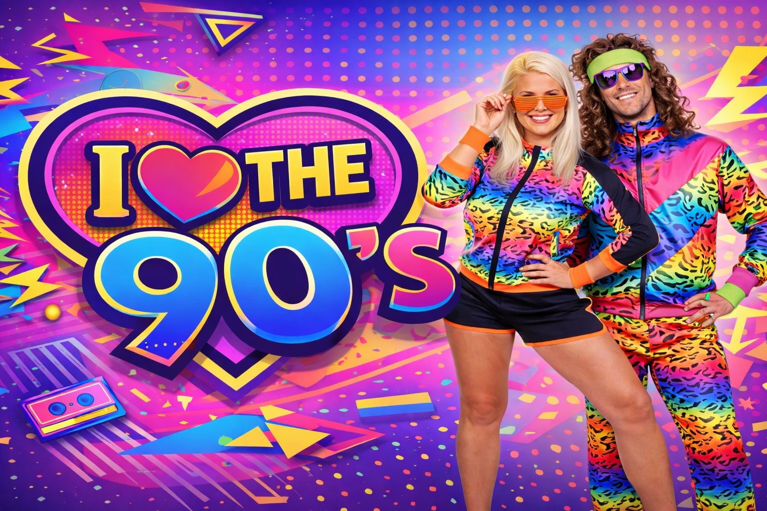 I Love The 90’s Party Kleding: Dé Ultieme Gids voor Neon, Fluo & Retro Outfits