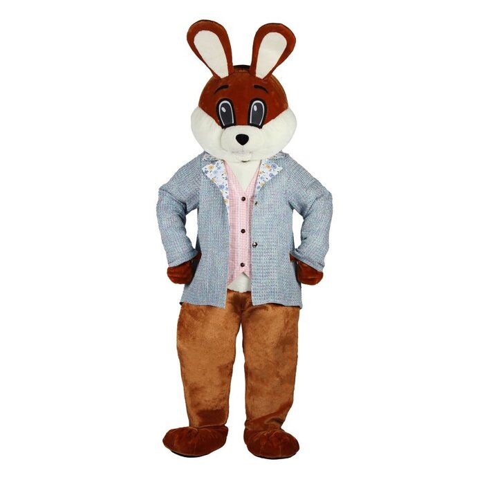 Heren kleding voor paashaas. (Excl. Mascotte kostuum)