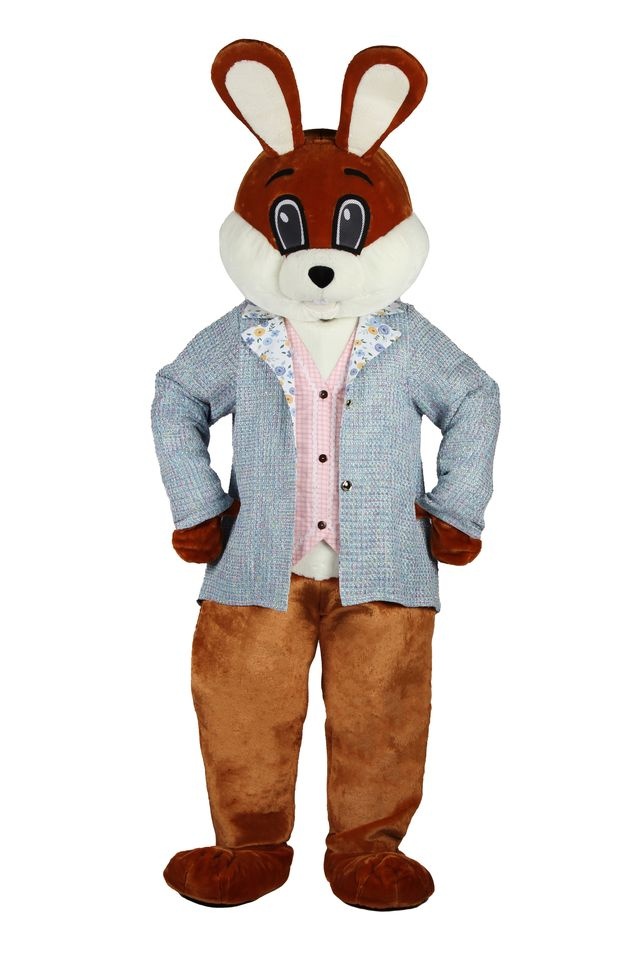Heren kleding voor paashaas. (Excl. Mascotte kostuum)