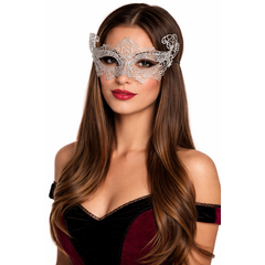 Masker Venetiaans 50 shades kant wit