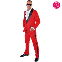 Miami vice jaren 50 kostuum Tony rood