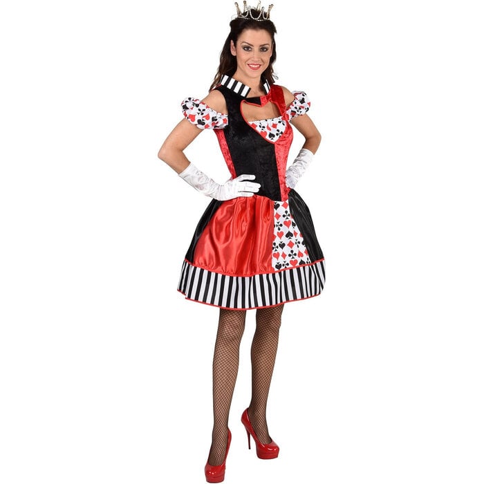Koningin Queen Of Cards kostuum dame