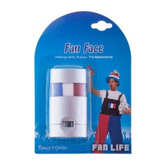 Make-up stick blauw wit rood