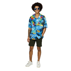 PartyLine Hemd hawaii blauw