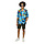 Hemd hawaii blauw