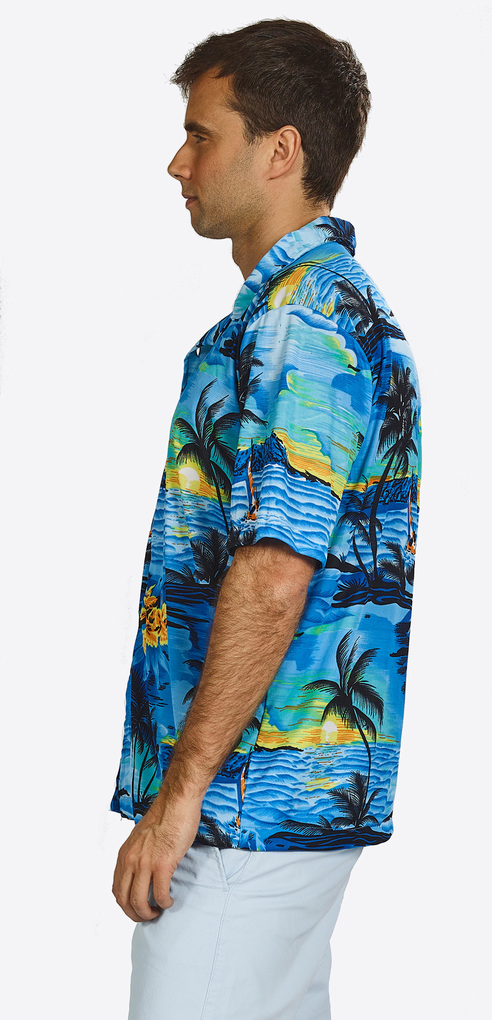 PartyLine Hemd hawaii blauw