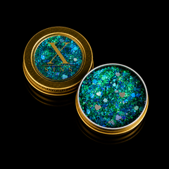Sparkling Blue festival gezicht en body glittergel 25 ml