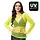 Visnet t-shirt neon geel