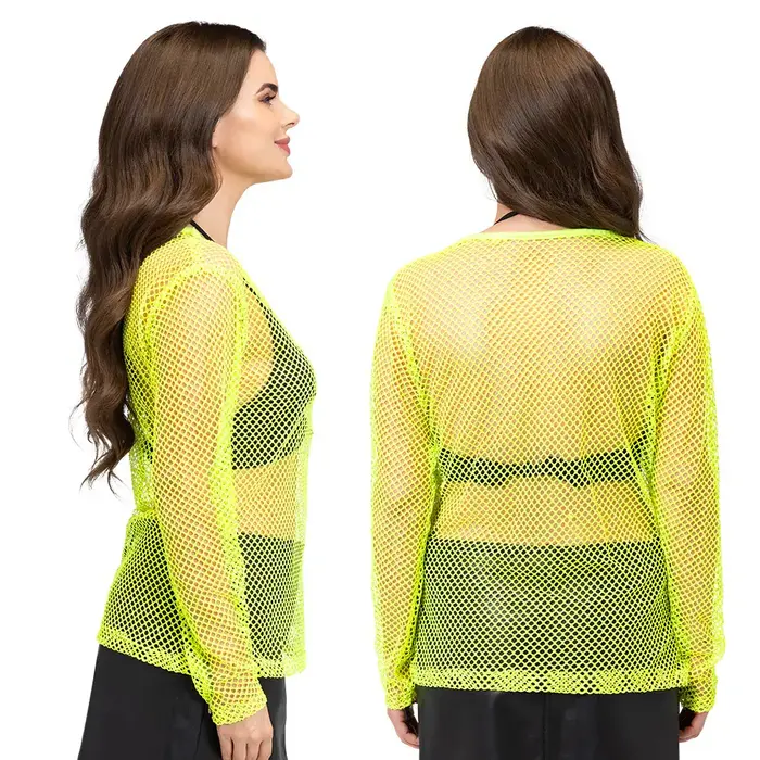 Boland Visnet t-shirt neon geel