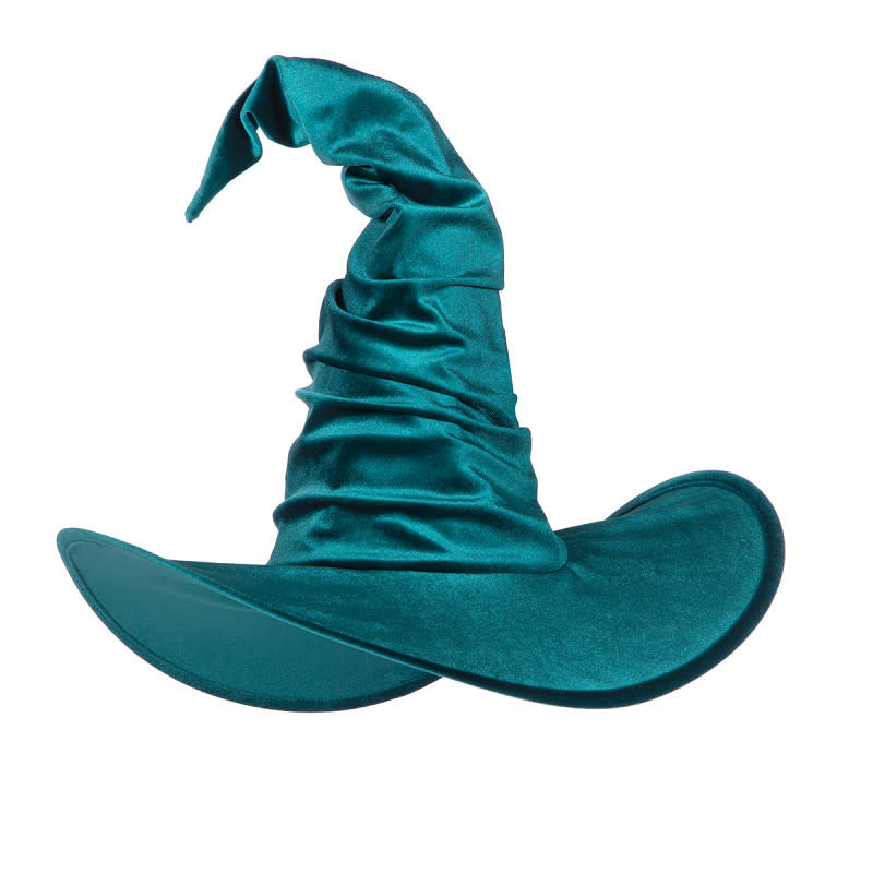 Heksenhoed velvet groen