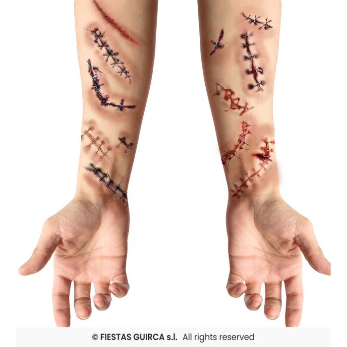Litteken tattoo tatoeage