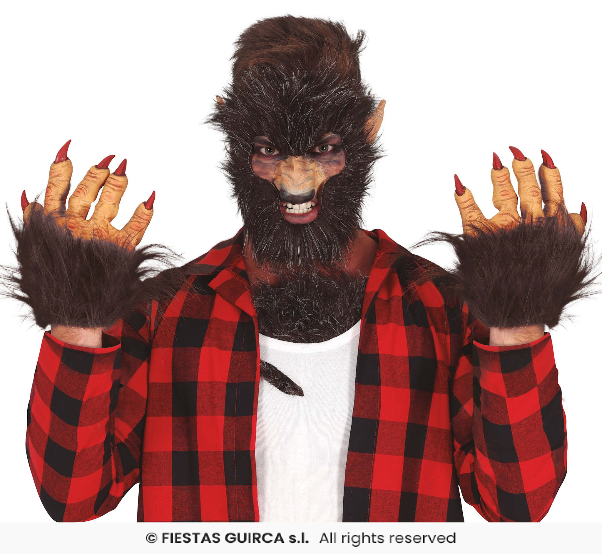 Weerwolf poten handschoenen latex