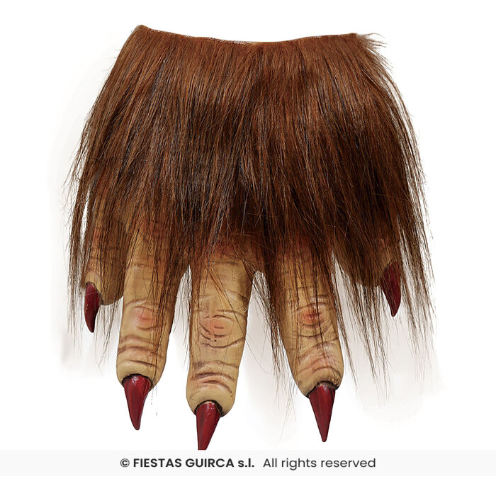 Weerwolf poten handschoenen latex