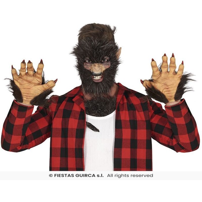 Weerwolf poten handschoenen latex