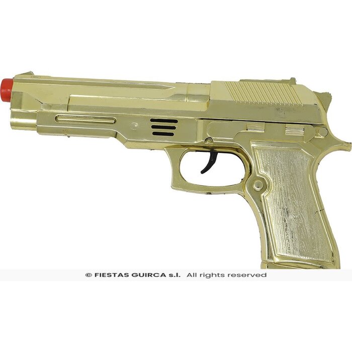 Pistool goud 22 cm