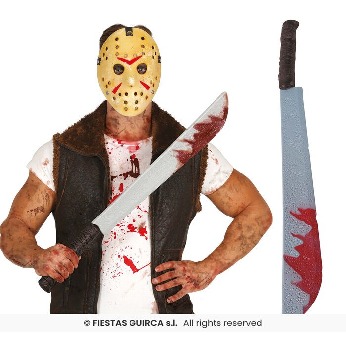 Bloedige machete 76 cm