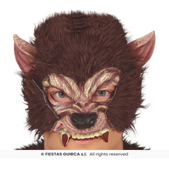 Weerwolf masker latex