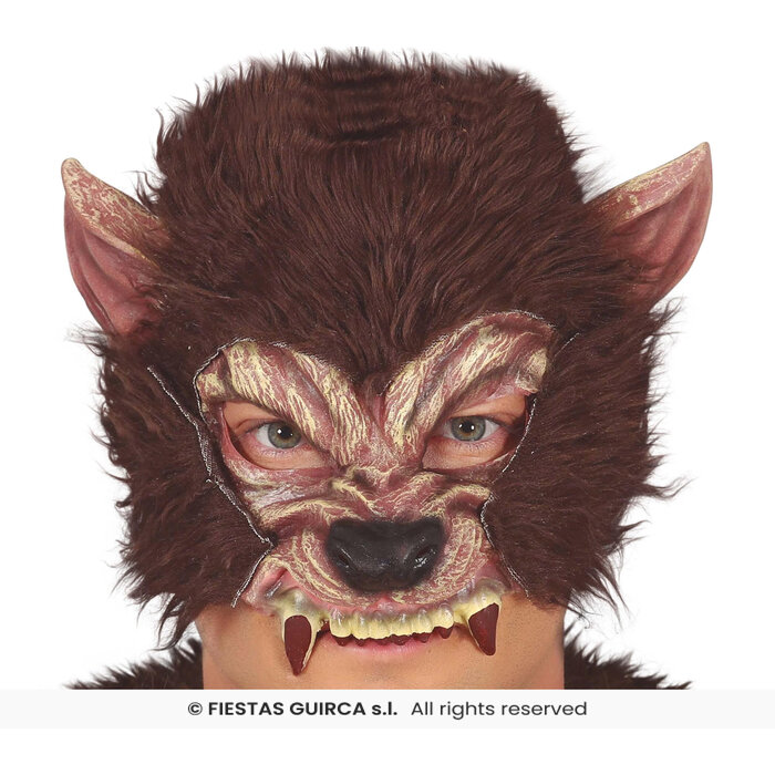 Weerwolf masker latex