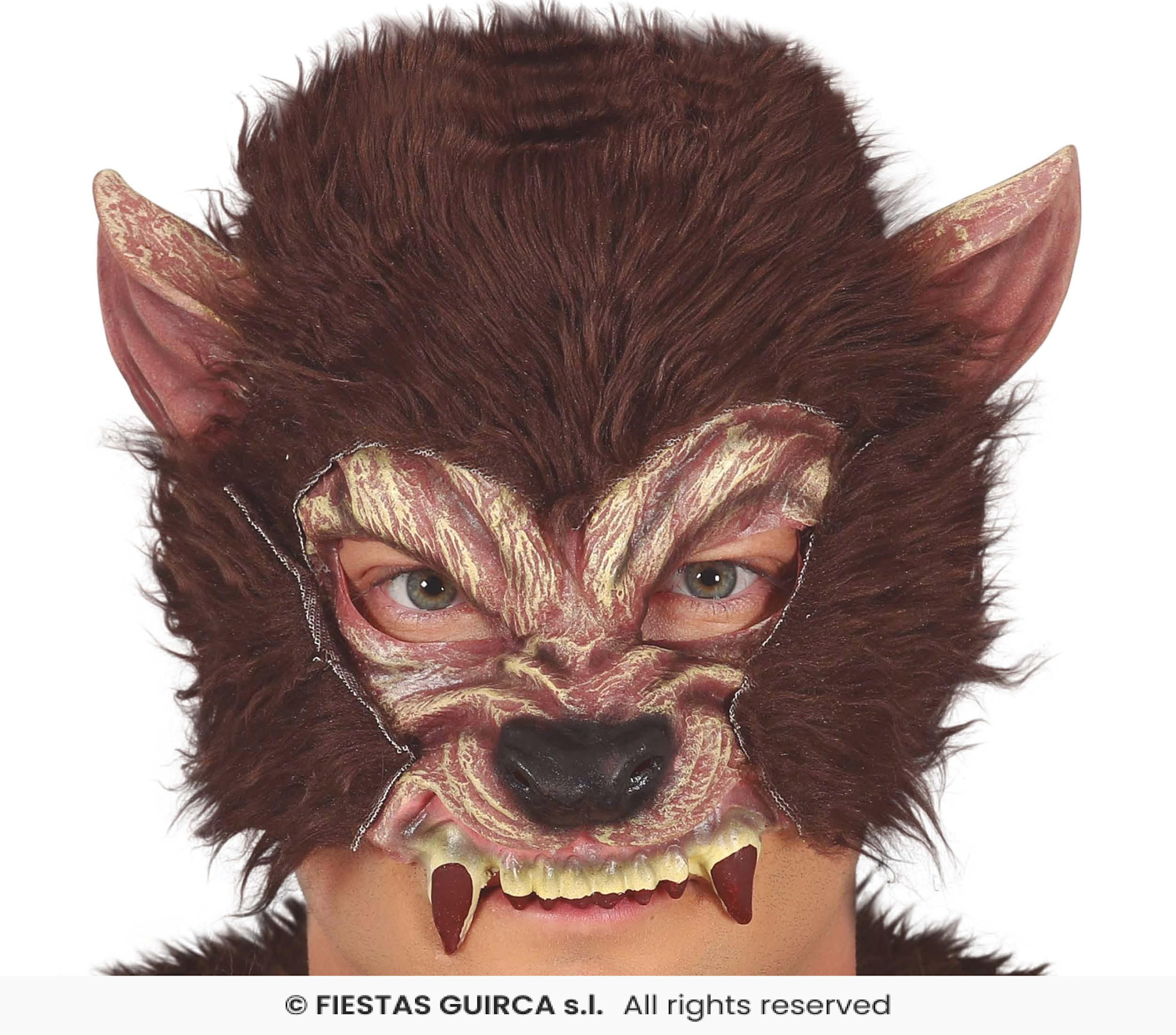 Weerwolf masker latex