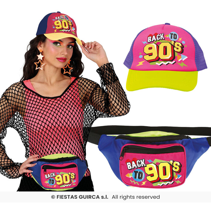 90's set pet en heuptasje