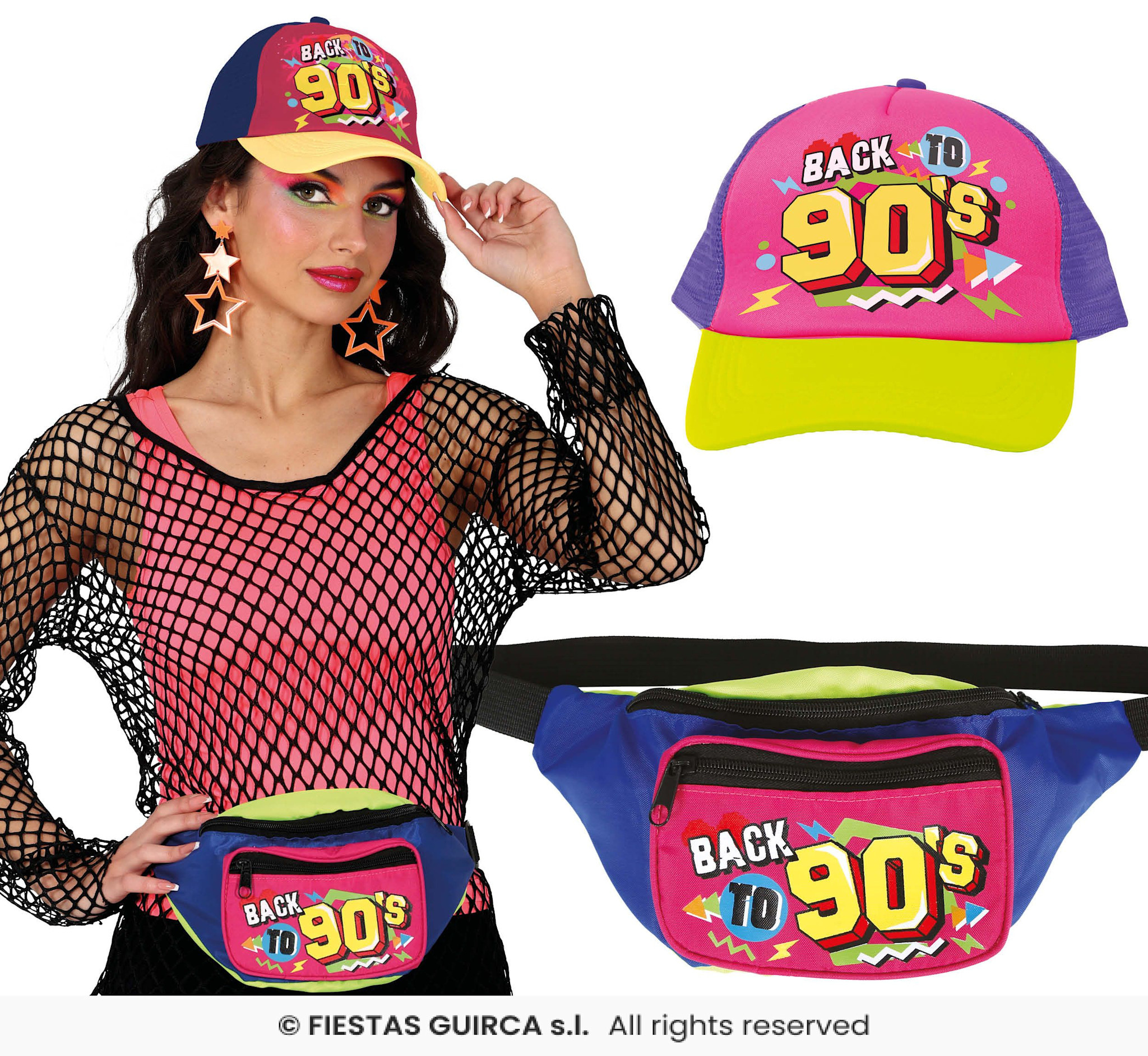 90's set pet en heuptasje