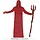 Geest tuniek met kap rood