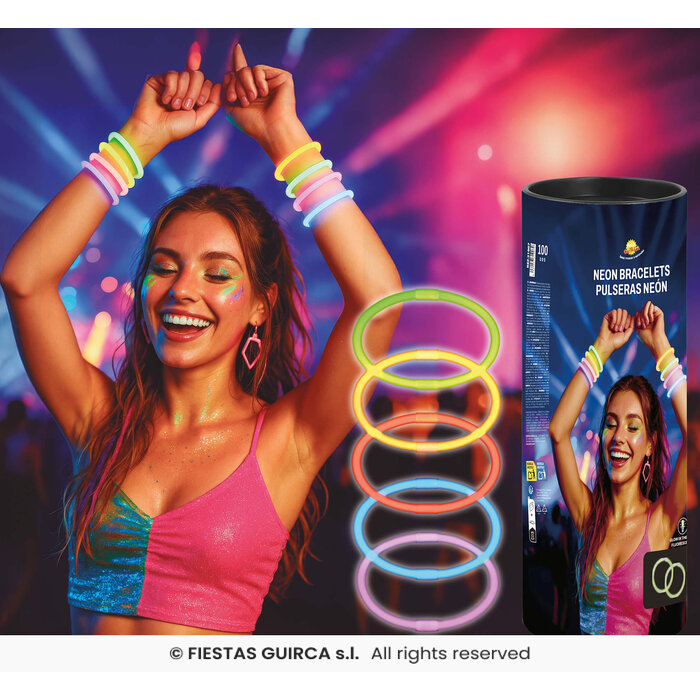 Breeklicht glow in the dark armbanden 15 stuks