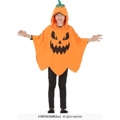 Pompoen poncho kinderen