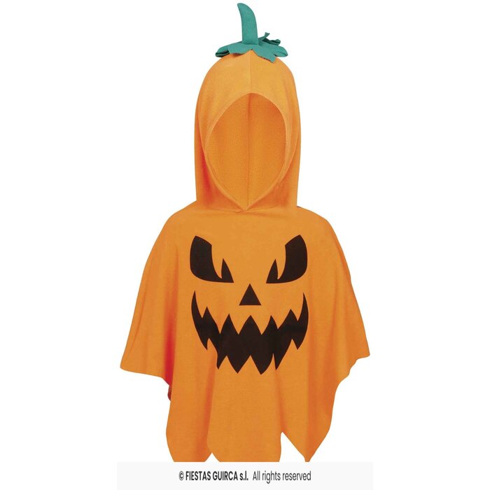 Pompoen poncho  kinderen
