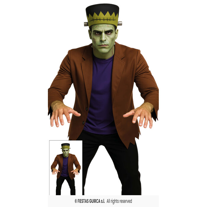 Groen monster zombie Frank