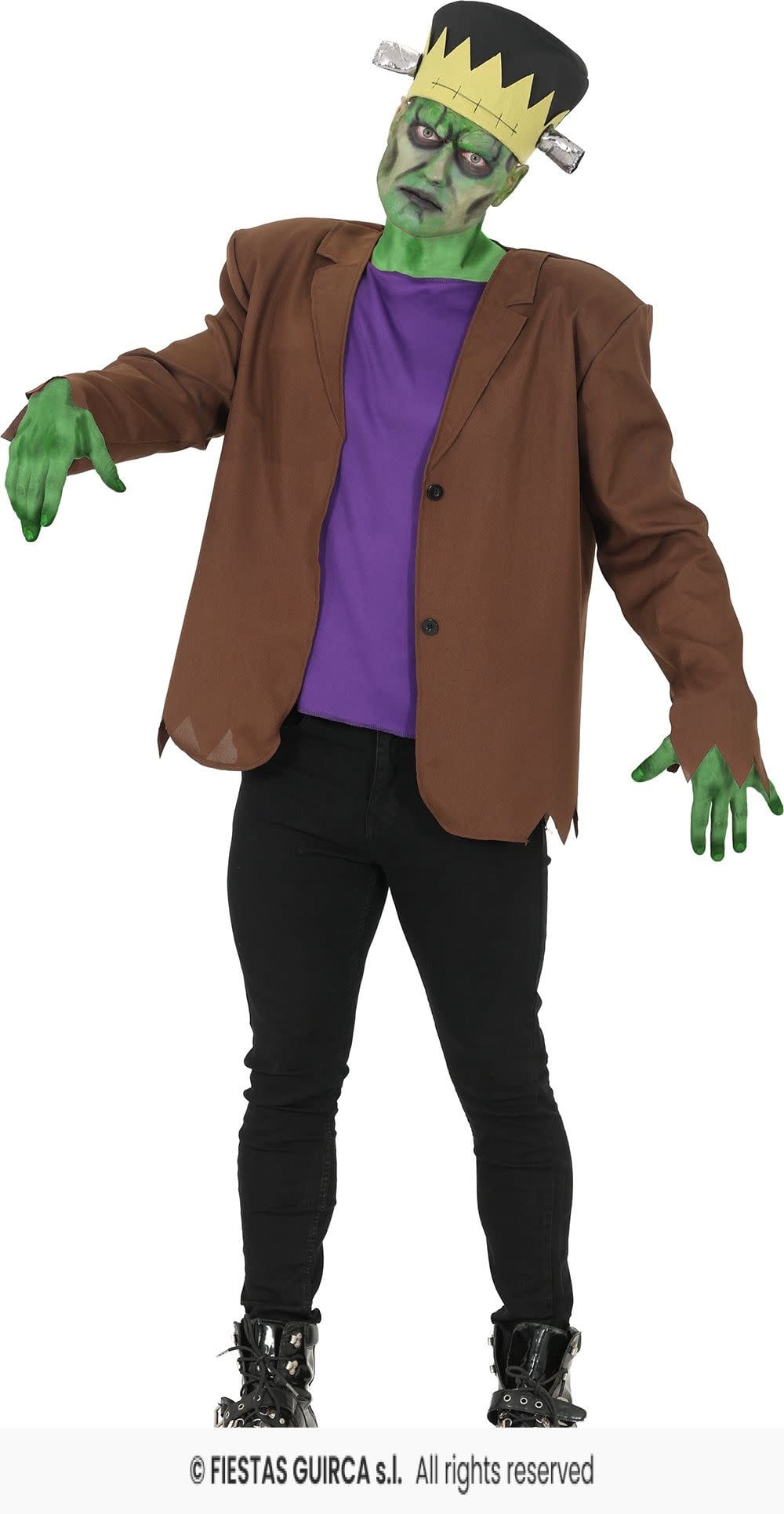 Groen monster zombie Frank