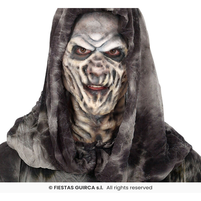 Geest tuniek met kap Halloween grijs