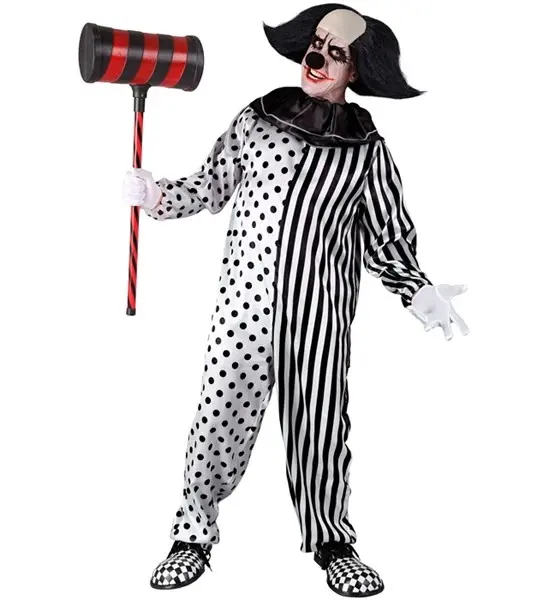 Killer clown Pierrot