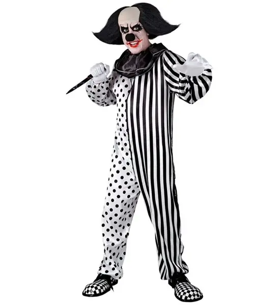 Killer clown Pierrot