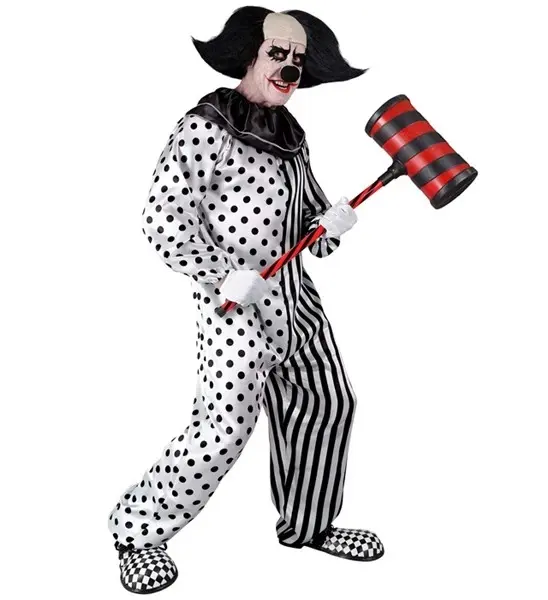 Killer clown Pierrot
