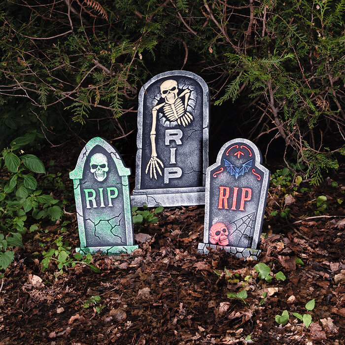 Grafsteen Skull RIP 56 x 33 cm