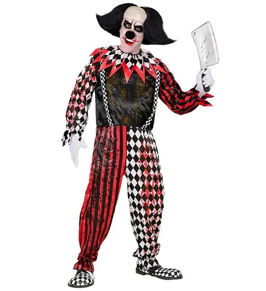 Feestshop.be Horror clown halloween kostuum heren