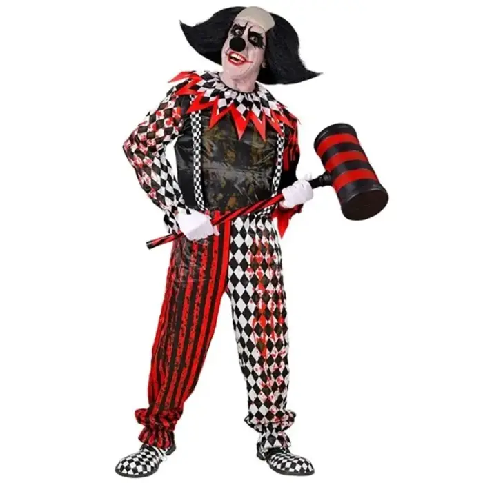 Feestshop.be Horror clown halloween kostuum heren
