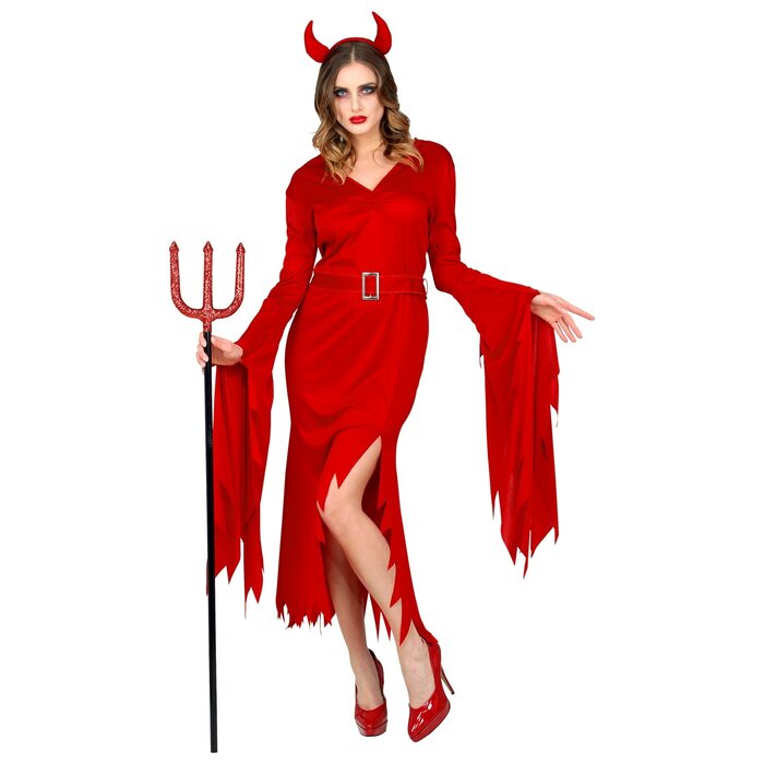 Feestshop.be Duivel kleedje dames halloween