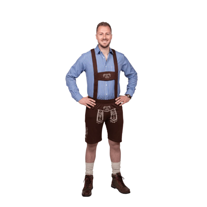 Oktoberfest tiroler jogging broek bruin
