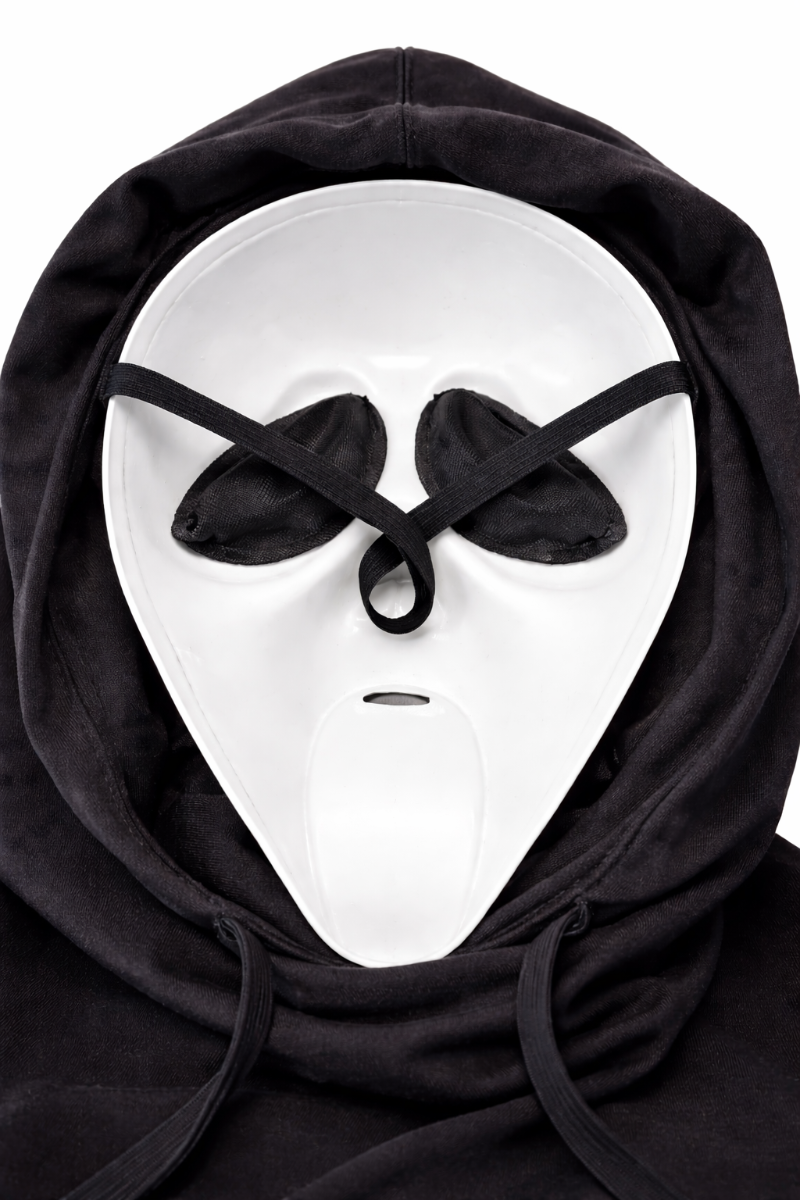 Ghost Face Masker met Capuchon Officiele Licentie