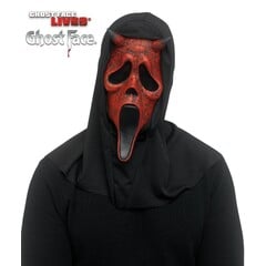 Ghost Face Aged Duivel Masker met Capuchon Officiele Licentie