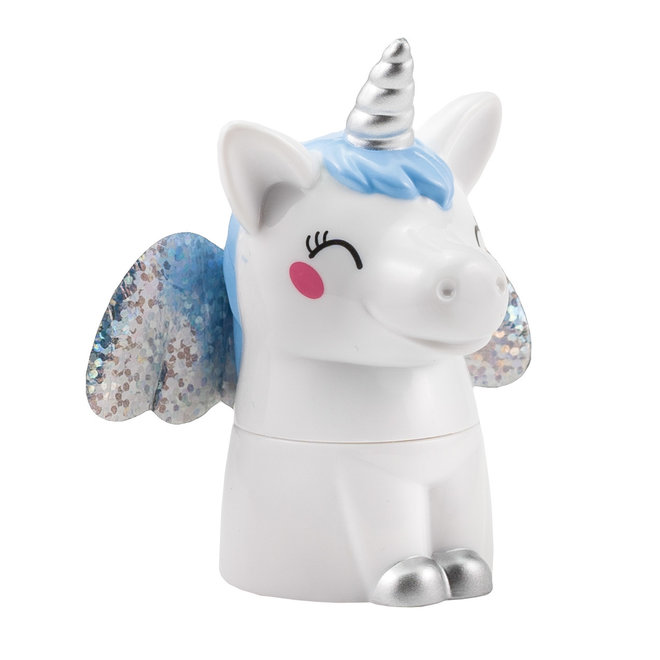 Lipgloss flying unicorn - marshmallow blauw