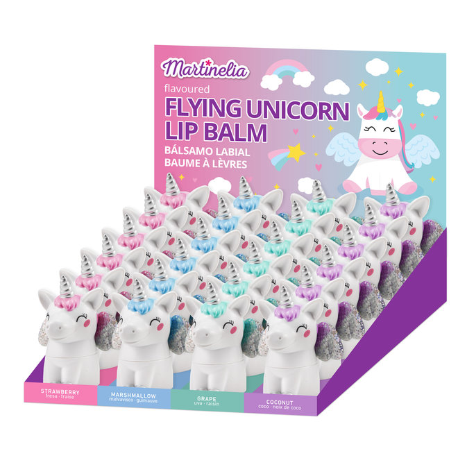 Lipgloss flying unicorn - marshmallow blauw