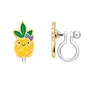 Clip on oorbellen: Ananas